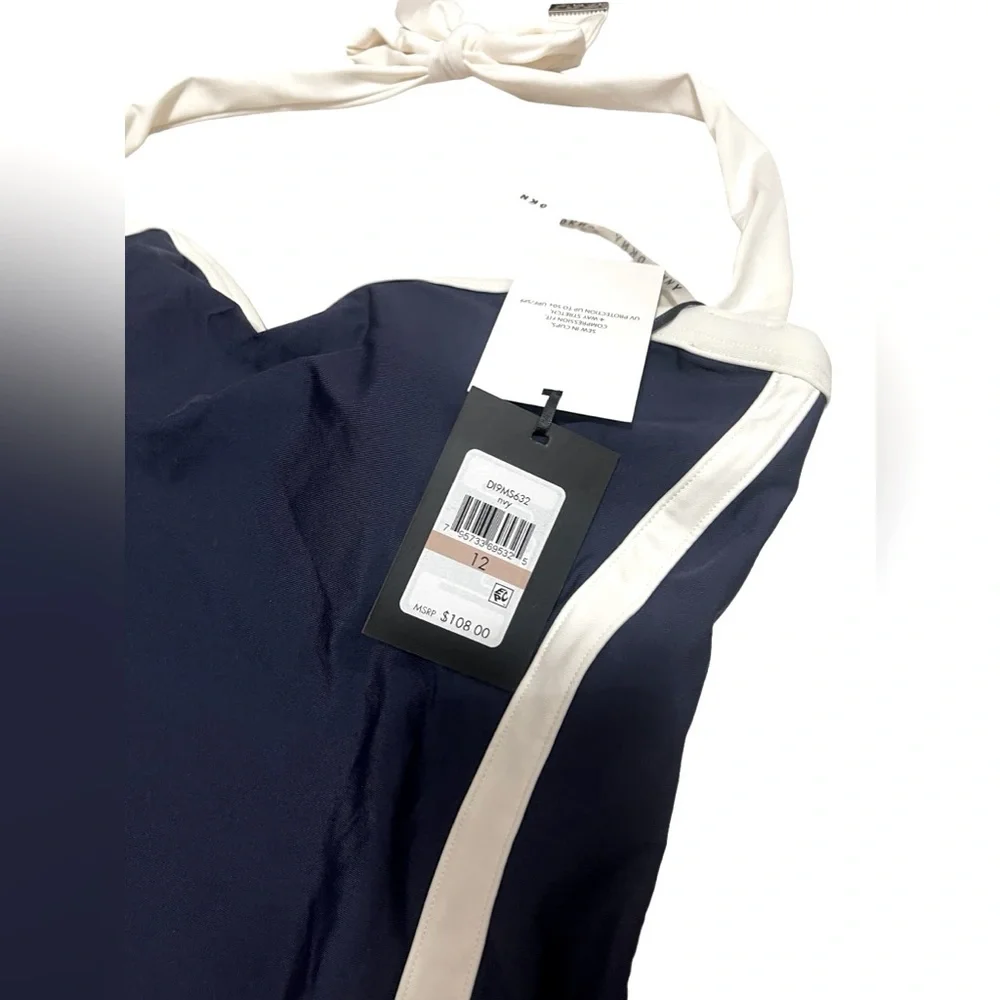 🌼💚NWT DKNY ONE PIECE HALTER SWIMSUIT. - Picture 5 of 7